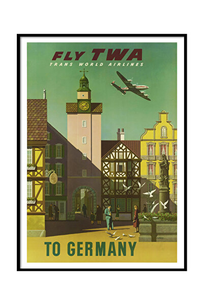 Beril Yamaç Design Studio Germania Germania Reproducere de poster vintage Art...