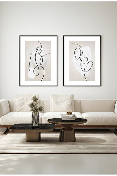 Gepetto Wood Ahşap 2'li Minimalist Tablo