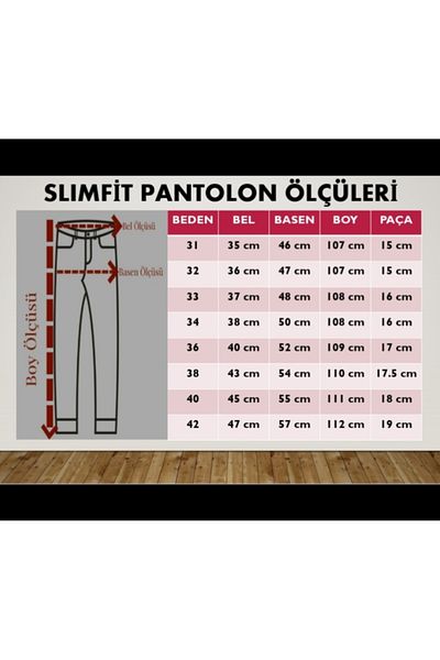 Seyf Denim Men's Slim-Fit Slim-Fit Lycra Trousers