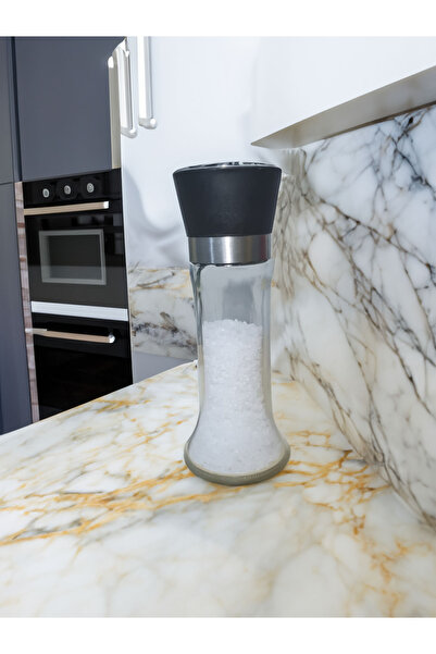 YAKUT Paslanmaz Çelik Ve Cam Değirmenli Tuzluk/ Baharat Öğütücü