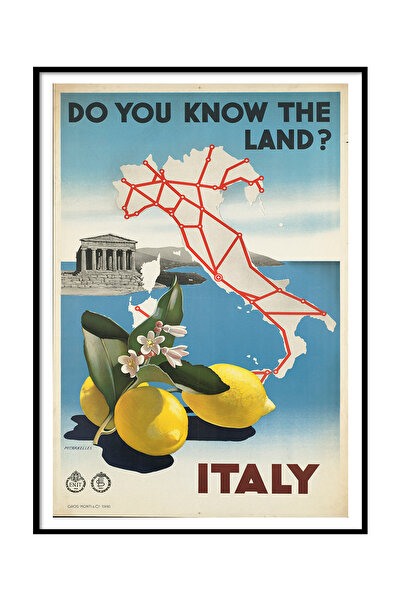 Beril Yamaç Design Studio Italia Italie Călătorii Reproducere de poster vinta...