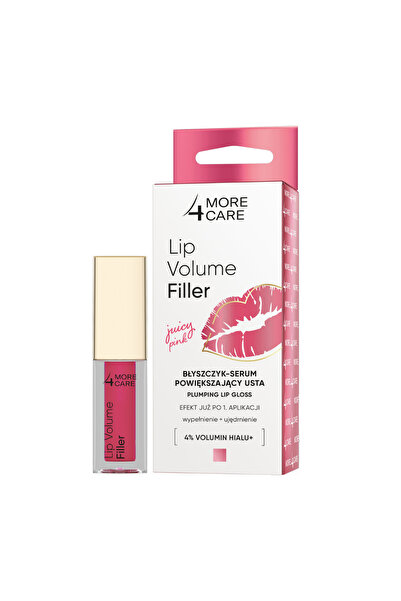 More4Care Dolgunlaştırıcı Etkili Dudak Parlatıcısı Serumu Koyu Pembe 4.8 g