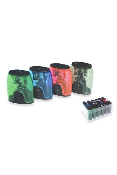 Rubenis Pencil Sharpener Double Blade Rkt-15 (1 PACK 6 PIECES)