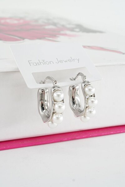 By Zeyna Aksesuar مجموعة أقراط اللؤلؤ الصناعي من سلسلة Vip للسيدات