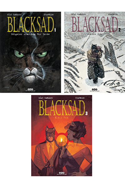 Yapı Kredi Yayınları Blacksad 1-2-3 Çizgi Roman Seti