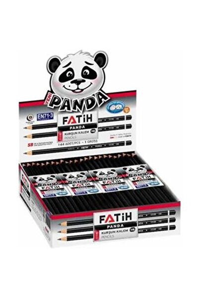 Fatih قلم رصاص باندا دائري 11110 (12 قطعة)
