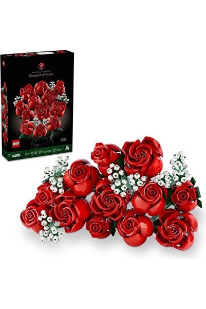 OyuncaklarÜlkesi Botanical Collection Lego Bouquet of Roses Icons Gül Buketi ...