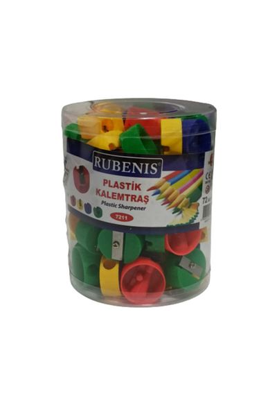 Rubenis Pencil Sharpener Economic Round in Jar 7211