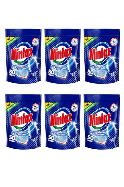 Mintax 50 Tablets of 6 Detergent Tablets - Dishwasher