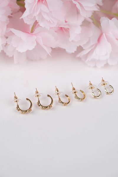 Jack Ferrero STEEL exclusive INVOICED EARRINGS WITH NON DISCOLOUR GUARANTEE