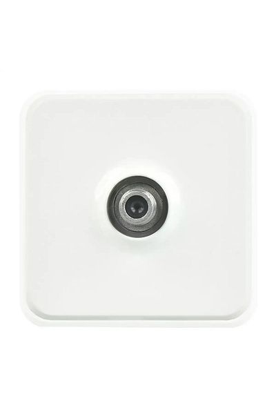 Günsan White Fantasy Misya - Single Satellite, Plug Socket F, with Connector (Passing-End)