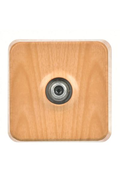 Günsan Fantasy Misya Single Satellite Socket with F Connector (Passing-End), Maple