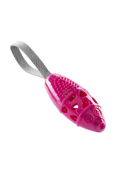 Gimdog Mouse Shaped Hammer Dog Treat Toy Pink 28 cm