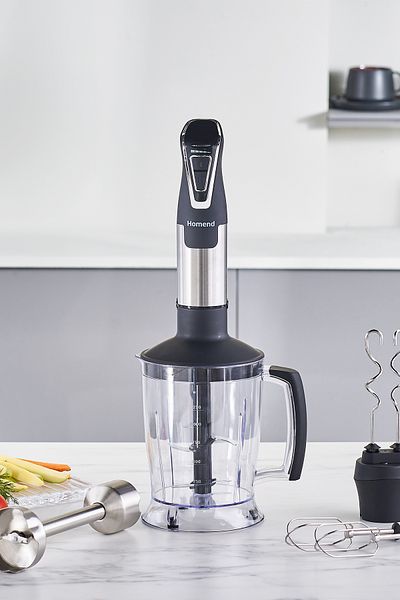 HOMEND Handmaid 1966h Inox Xlarge Bowl, Double Blade Blender Set