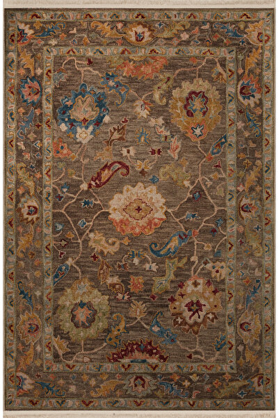 Rugs Modern Halı Çok Renkli Motifli Etnik Çiçek Desenli Kreatif Vintage Dekor...