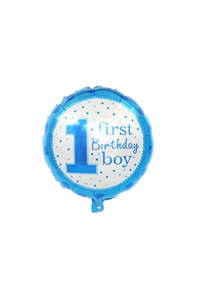 Bkmc 18 INC ROUND 1 YEAR OLD BLUE FOIL BALLON