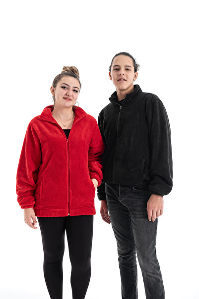 PANCHY CANKY Unisex Peluş Ceket