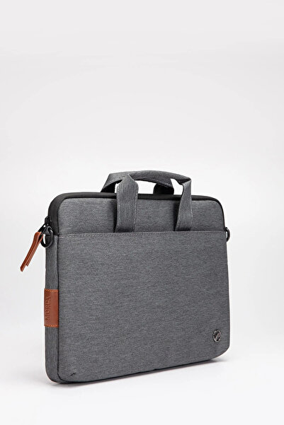 MORCA Водоустойчива чанта за документи и лаптоп 13" - 14" инча MRC96 тъмно сива