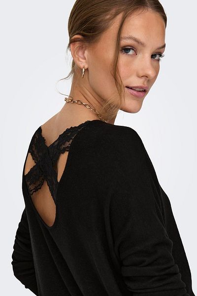 ONLY Damen-Pullover mit Kleo-Rückendetail