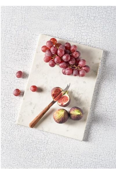 MALASH Natural Marble Cheese, Presentation Plate, Marble Supla 30x20 Cm