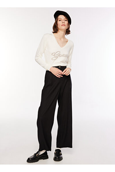 BROOKS BROTHERS Normal Bel Normal Siyah Kadın Pantolon BBSP23FPT011