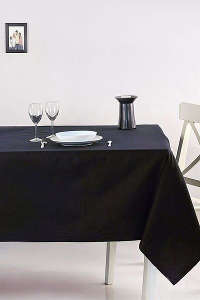 Denizli Concept Fata de Masa Roma Neagra 170x250 Cm