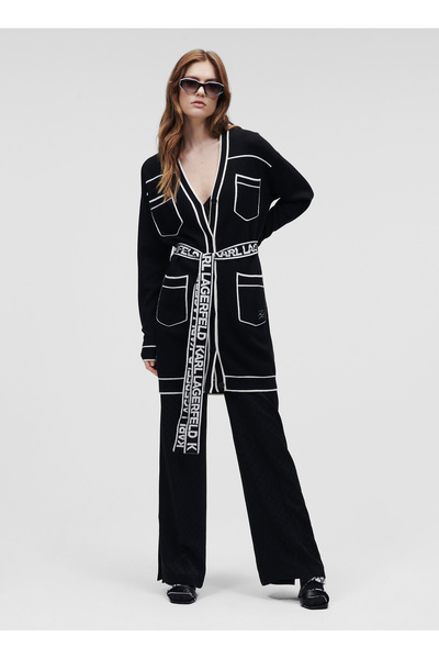 Karl Lagerfeld Yeşil Kadın Hırka 221W2003