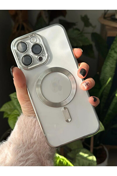Abetto Market Magsafe Iphone 13 Promaax Uyumlu Lazer Kesim Slikon kılıf (Kabl...