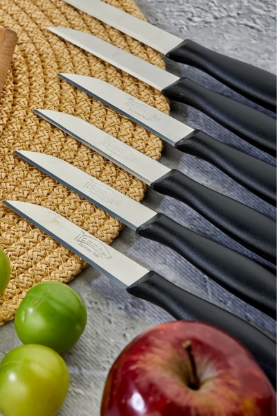 Cooker 6 Lı Lüx Paslanmaz Çelik Sebze Ve Meyve Bıçağı