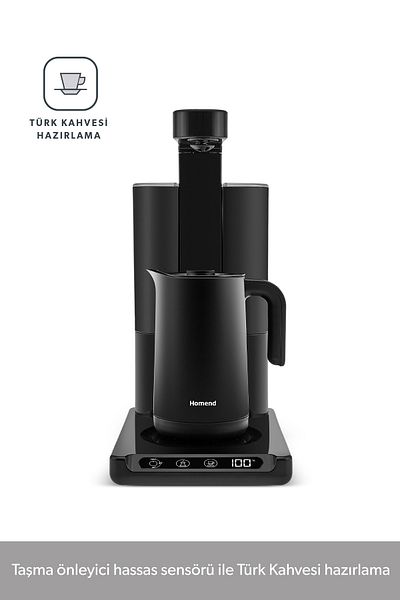 HOMEND Smart Royaltea Plus 1781h 2 In 1 Inox Automatic Tea And Turkish Coffee Machine Wifi