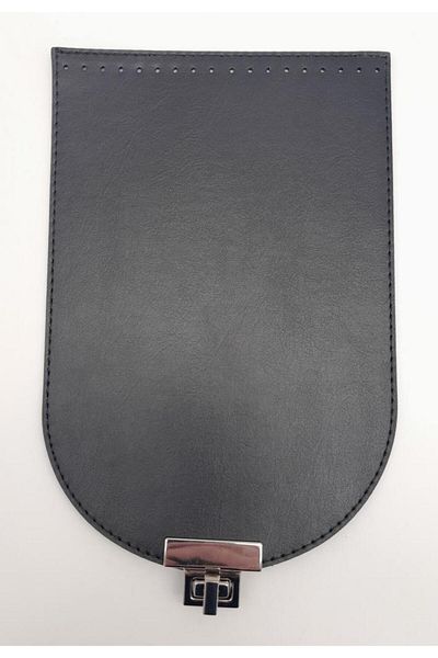 angel çanta aksesuar Αξεσουάρ Angel Bag 15x22 cm Τεχνητό δέρμα Μαύρο Χρώμα Κάλυμμα Ασημί μεταλλικό