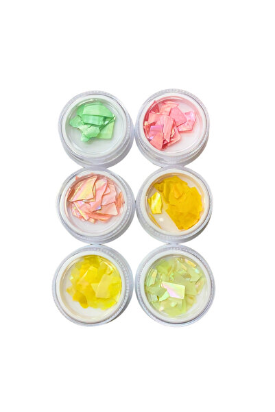 Venalisa 6'lı Tırnak Süsleme Deniz Kabuğu Nail Art