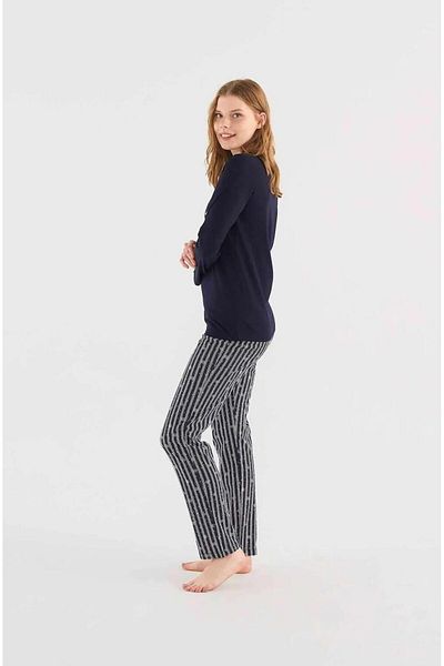 Mod Collection Mod 3794 Snowflake Patterned Pajama Set