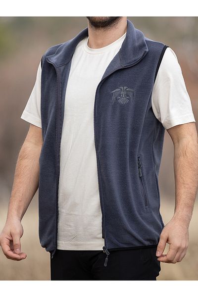 Huğlu Eagle Embroidered Fleece Vest