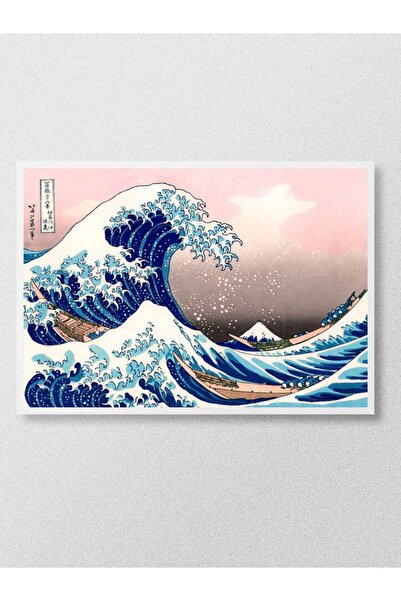 Mudi Store The Great wave of kanagawa Anime Poster Çerçevesiz Yüksek Kalite A...