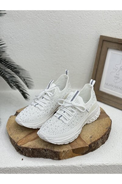 Guja 24Y320 TAŞLI TRİKO SNEAKER SPOR AYAKKABI KADIN