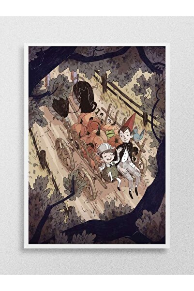 Mudi Store Over the garden wall Anime Poster Çerçevesiz Yüksek Kalite Anime Duvar Poster