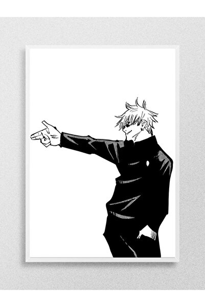 Mudi Store Jujutsu Kaisen Gojo Satoru Anime Poster Çerçevesiz Yüksek Kalite A...