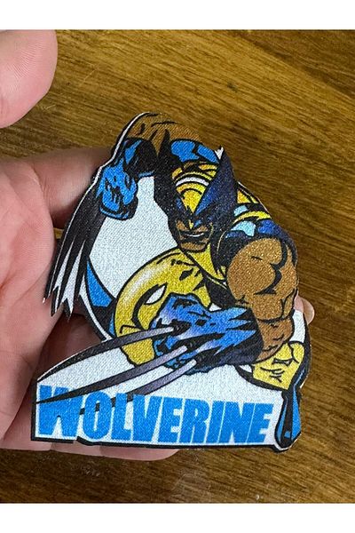 Gönülden Tasarım 9X8 CM FERĂ STICKABLE WOLVERINE ARMA PATCH SATIN ARMA