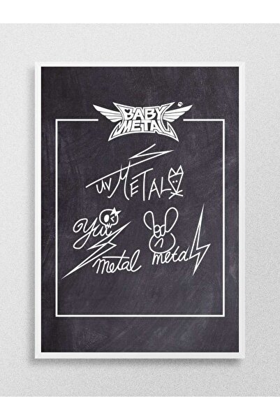 Mudi Store Babymetal Signature Anime Poster Çerçevesiz Yüksek Kalite Anime Du...