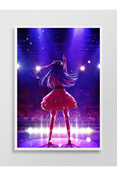 Mudi Store Ai hoshino oshi no ko Anime Poster Çerçevesiz Yüksek Kalite Anime Duvar Poster