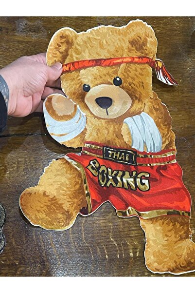 Gönülden Tasarım 40x25 cm Tricou din catifea care se lipsește cu călcat Ursul...