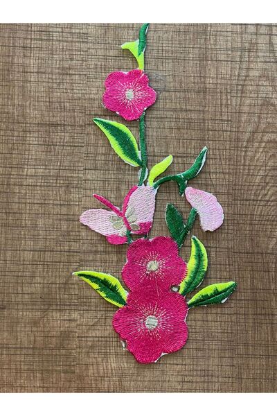 Gönülden Tasarım 22x10 cm peglana aplikacija u obliku šarža ružičastih cvetov...