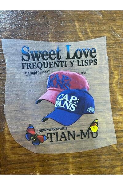 Gönülden Tasarım 7x6 εκ. Καπέλο που κολλάει με σιδερένιο μπλουζάκι εκτύπωσης ...