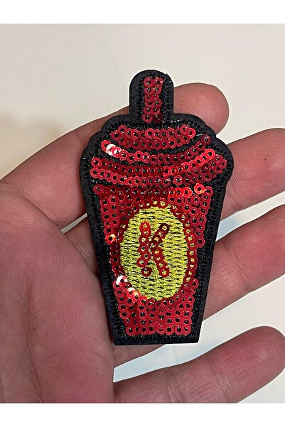 Gönülden Tasarım 7x4 cm peglanjajuća lepljiva zakrpa sa šljokicama za šolju, ...