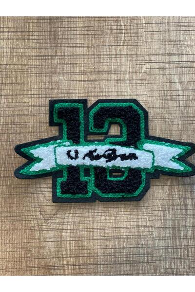 Gönülden Tasarım 15x9 Cm 13 Numere Epoletă țesătă Arma Applique Accesoriu de ...