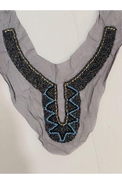 Gönülden Tasarım 24x27cm Sa kamenčićima Sa perlama Dizajn dodatka za kragnu o...