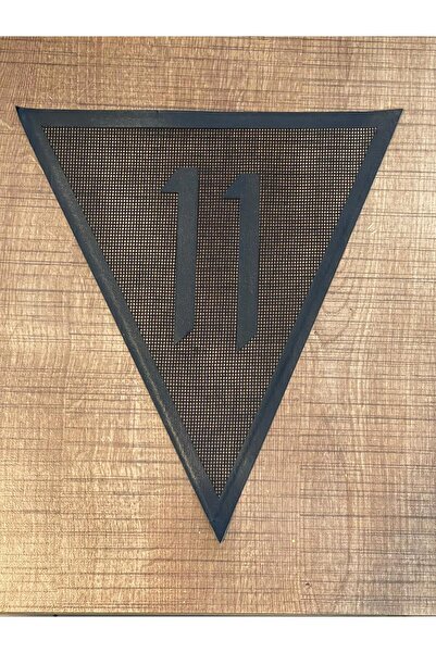 Gönülden Tasarım 21x19 cm Triunghi din piele 11 cifre Aplicație adezivă cu că...