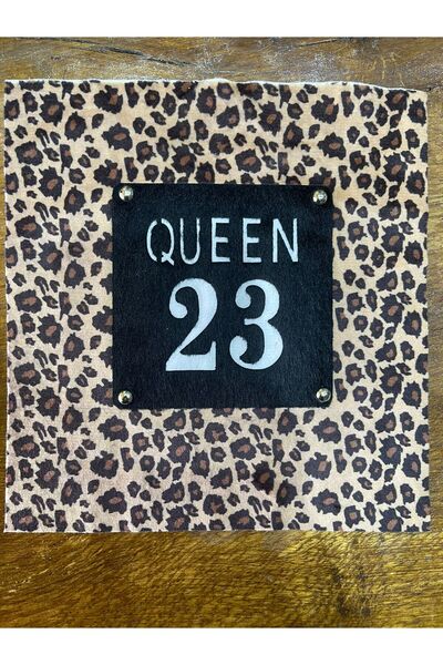 Gönülden Tasarım 21x23 Cm Queen Spring Leopard Applique Accesoriu pentru hobb...
