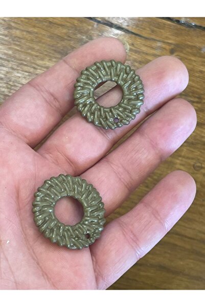 Gönülden Tasarım 3 cm prečnika, 2 komada prstena, reljefni privjesak, vrh nau...